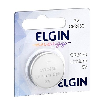 Bateria CR2450 Elgin: Energia Duradoura!