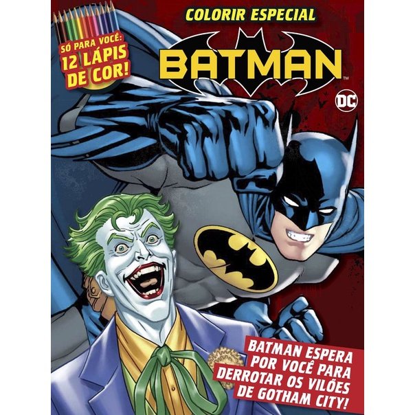 Batman Colorir: Aventura e Diversão em Gothan!