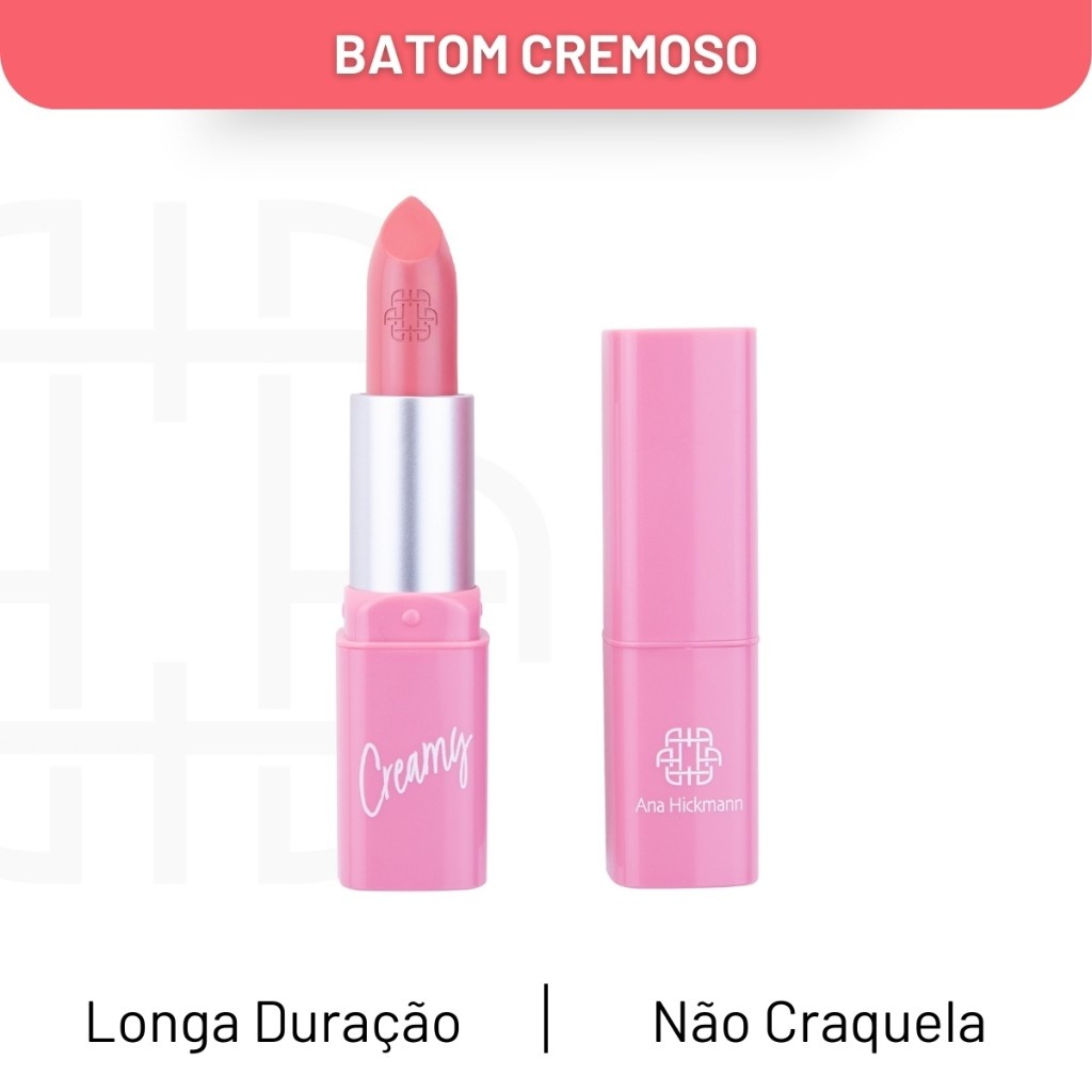 Batom Cremoso Reni: Hidratação e Cor Intensa