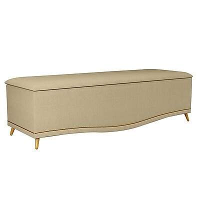 Baú Calçadeira Queen 160cm: Elegância e Organização