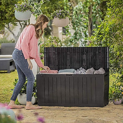 Baú Organizador Keter 270L: Organize com Estilo!