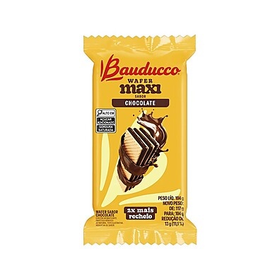 Bauducco Wafer Maxi Chocolate: 2x Mais Sabor!