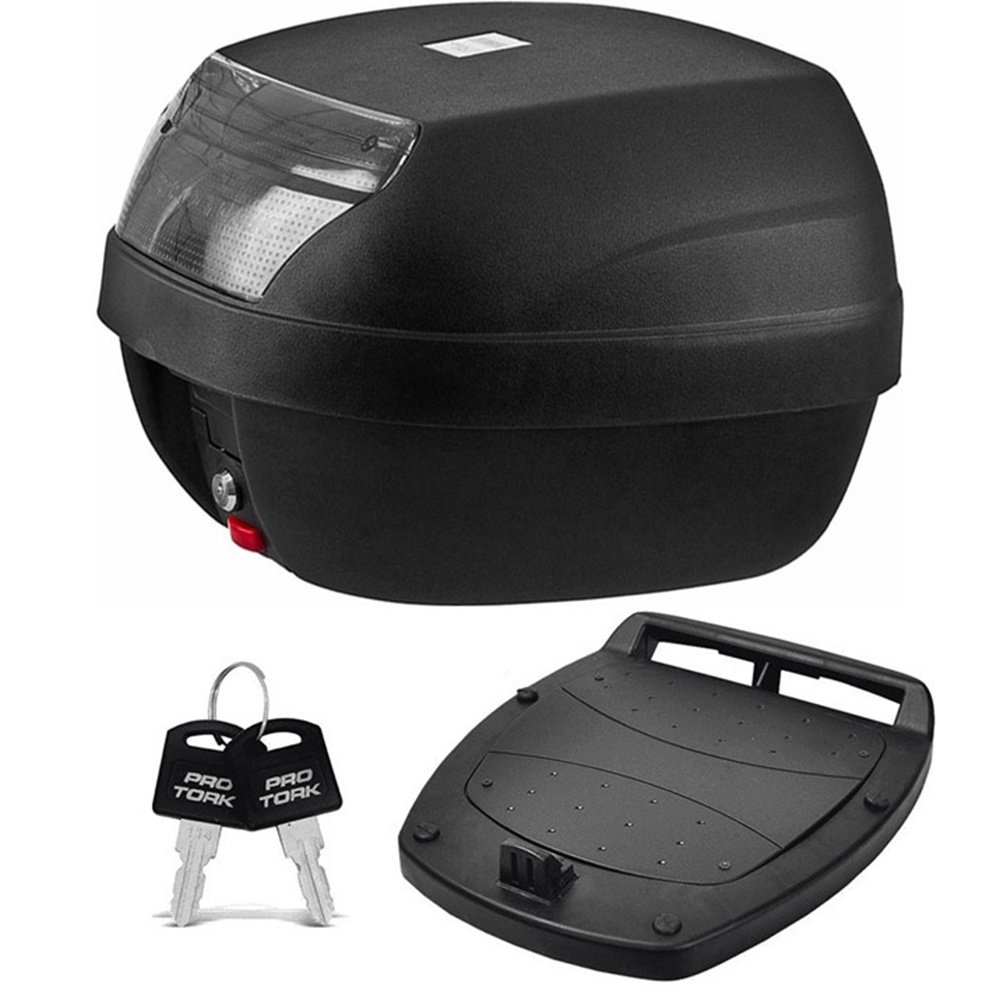 Bauleto Moto 28L Pro Tork: Espaço e Segurança!