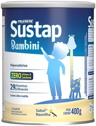 SUSTAP BAMBINI BAUNILHA 400g