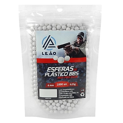 BBs Airsoft Leão 0.25g: Precisão Imbatível!