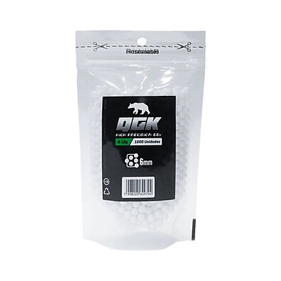 BBs Airsoft QGK 0.12g: Precisão e Visibilidade