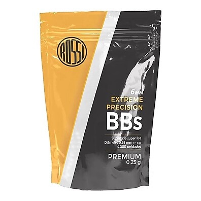 BBs Airsoft Rossi 0,25g: Precisão e Qualidade!
