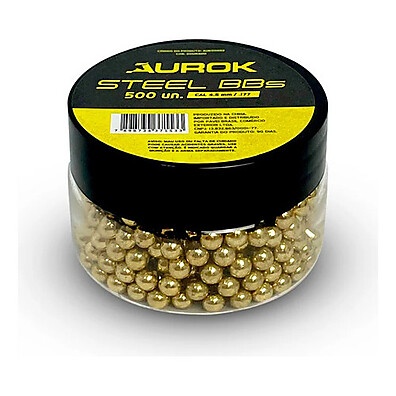 BBS Aurok Steel 4,5mm Dourada: Precisão Imbatível!