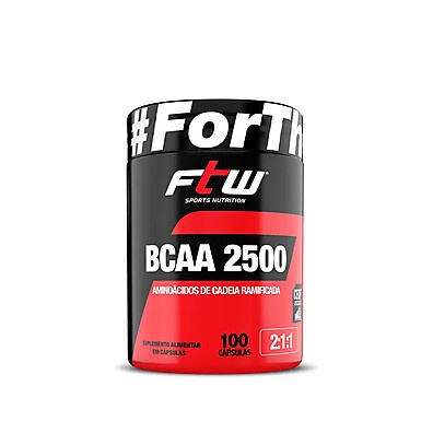 BCAA 2.500 500mg FTW: Suplemento para Performance e Recuperação