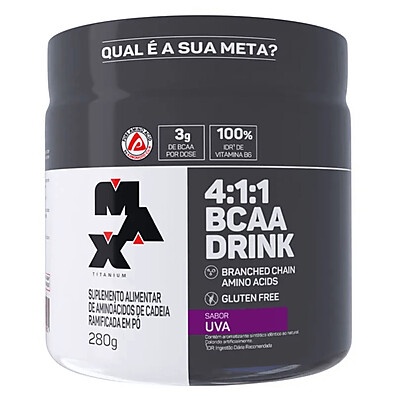 BCAA 4:1:1 Max Titanium: Energia e Recuperação!