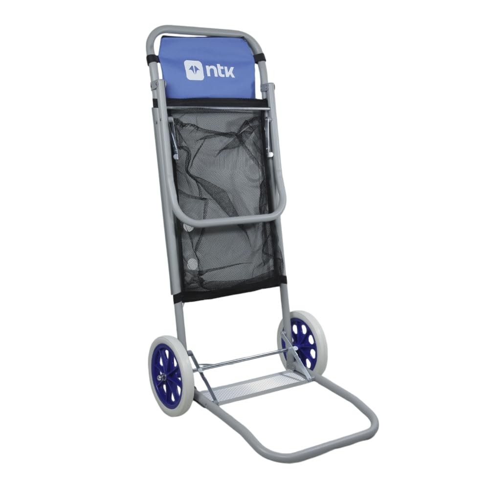 Carrinho Dobrável Beach Cargo NTK – Transformável em Mesa com Estrutura Metálica Resistente