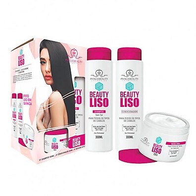 Beauty Liso PH096: Kit para Cabelos Lisos e Sedosos