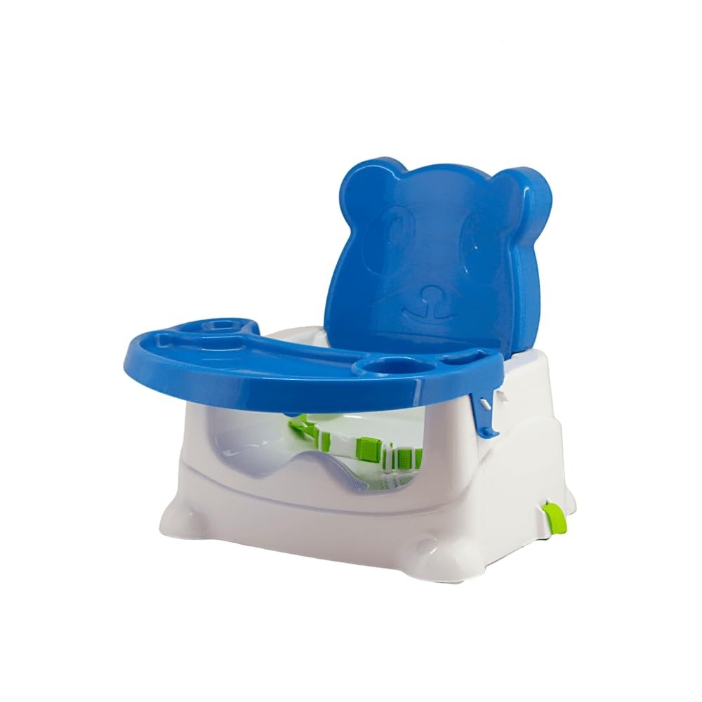Cadeira Booster Multmaxx para Bebê - Segurança e Conforto na Alimentação (Azul)