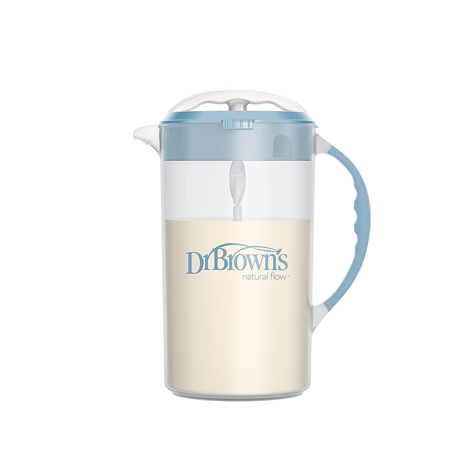 Dr. Brown's Jarra de Mistura para Fórmula de Bebê - 946ml Azul | Sem BPA, Antigotas e Fácil Limpeza