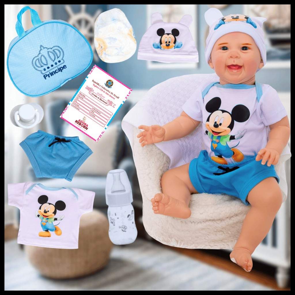 Bebê Reborn de Silicone: Realismo e Banho!