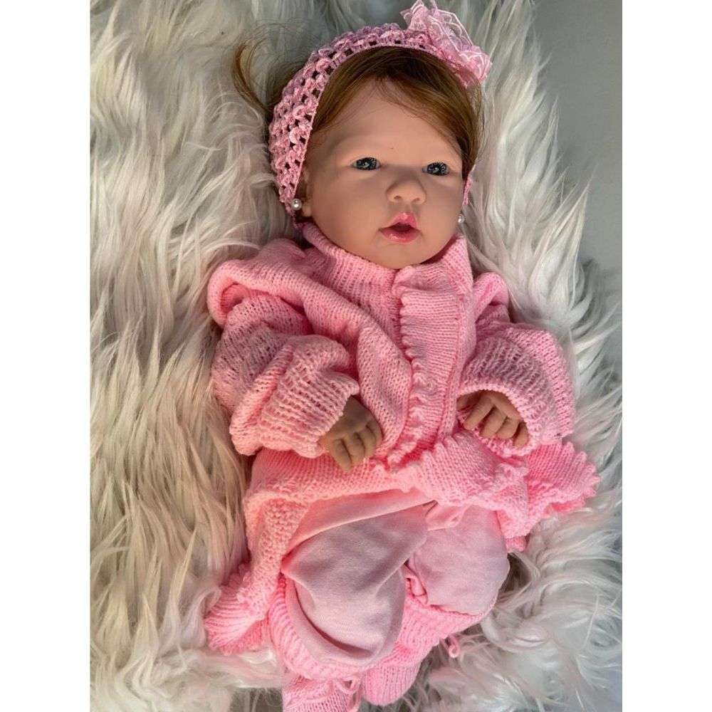 Bebê Reborn Silicone: Banho Realista + 24 Itens!