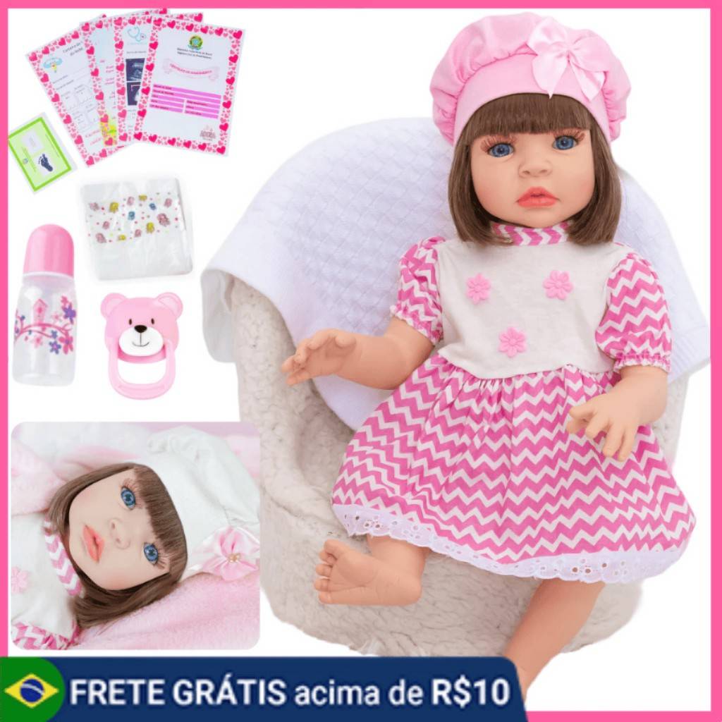 Bebê Reborn Silicone: Realismo e Banho!