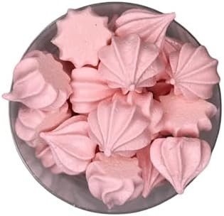 600 Mini Suspiros Artesanal Premium Rosa Bebe