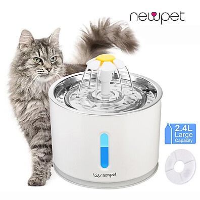 Bebedouro Gatos 2.4L: Água Fresca e Limpa!