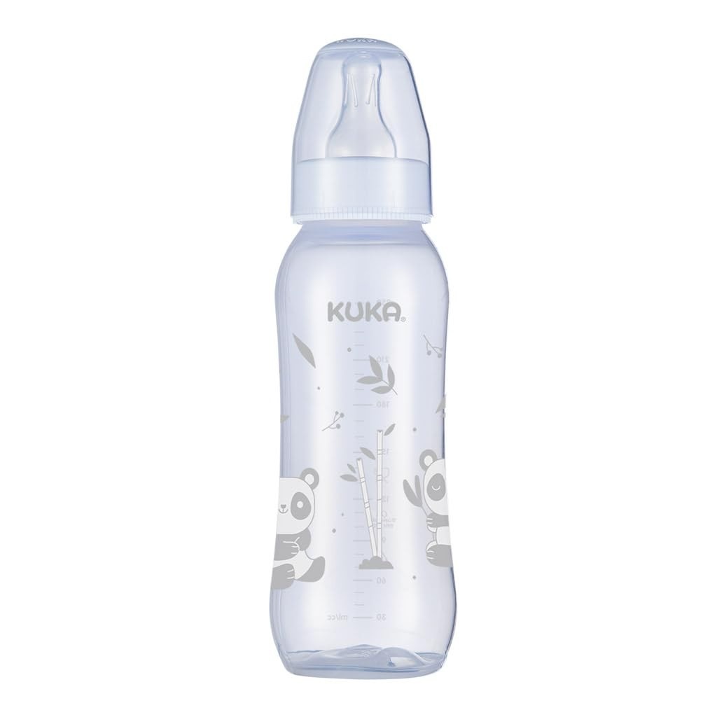 Kuka Mamadeira Natural Color Universal 250ml - Segura, Saudável e Confortável para Bebês