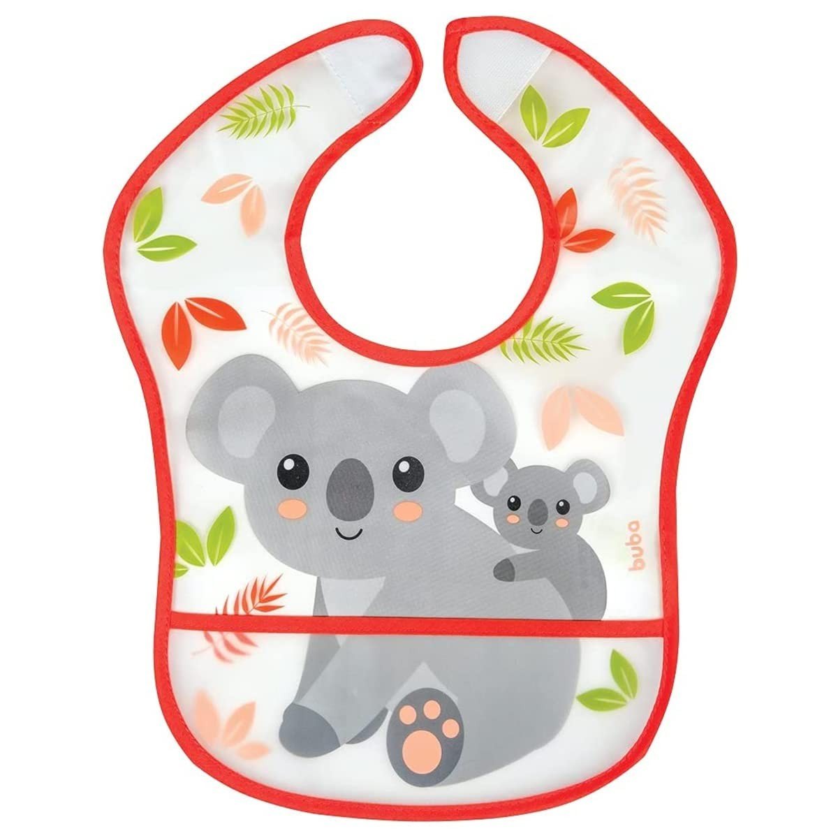 Babador com Bolso Coala Colorido da Buba - Proteção e Estilo para Bebês