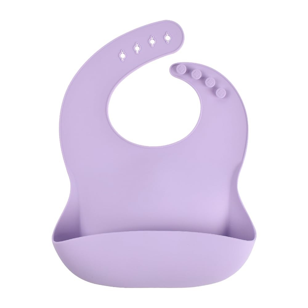 Babador Ajustável em Silicone Infantil - Proteção Confortável e Estilo para Bebês e Crianças