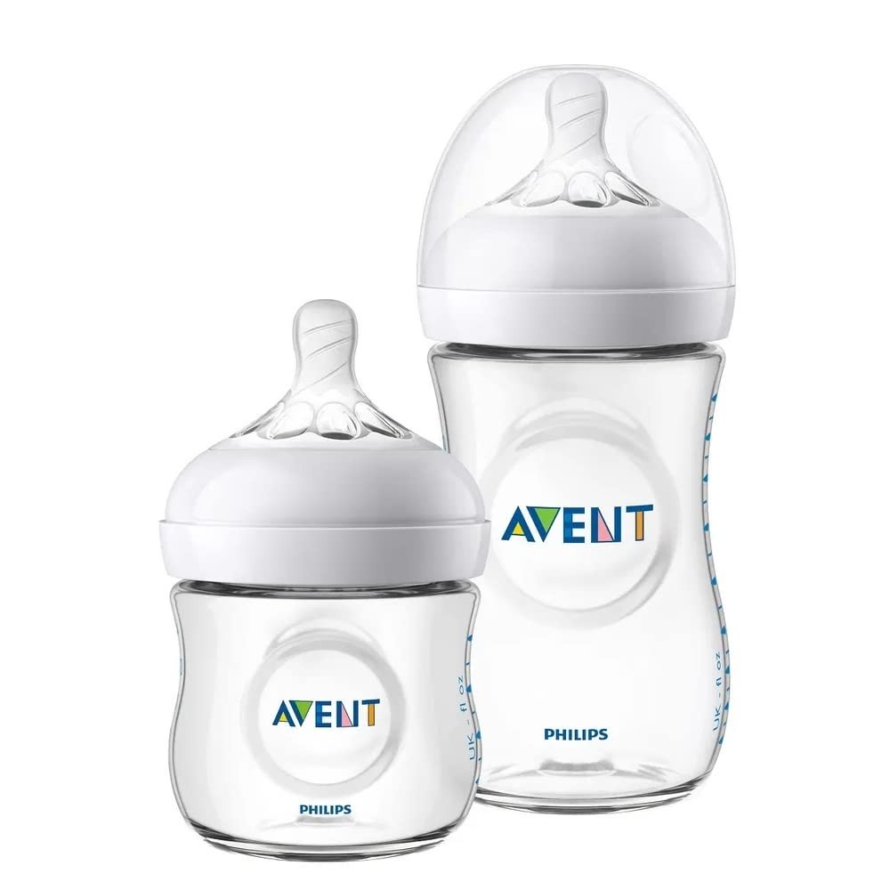 Mamadeiras Pétala Avent Anti-cólica 125ml + 260ml - Design Inovador e Conforto para Bebês