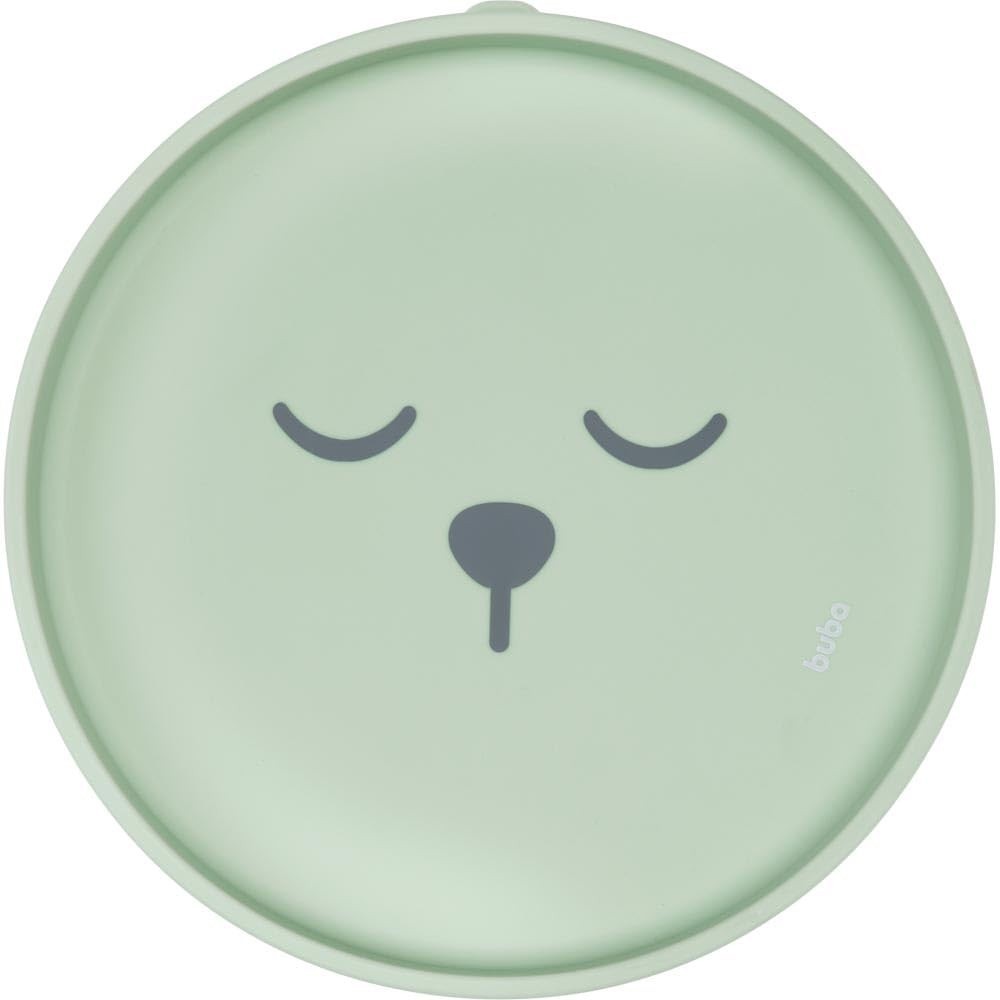 Pratinho em Silicone com Ventosa Gumy Verde - Seguro, Higiênico e Prático para Bebês