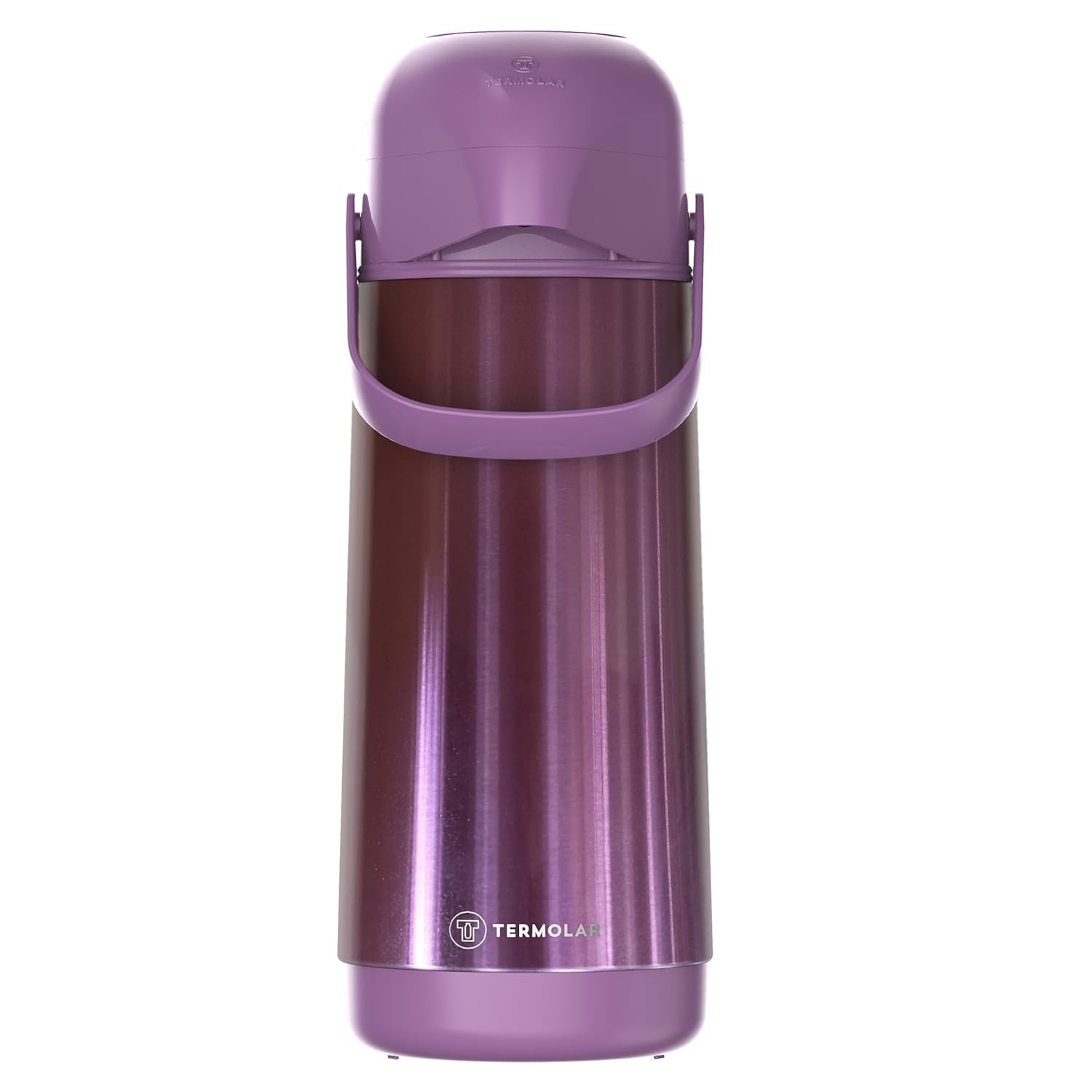 Garrafa Térmica Lúmina 1L Inox Lilás - Mantenha Sua Bebida Gelada ou Quente por Mais Tempo