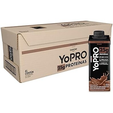 Pack YoPRO Bebida Láctea UHT Chocolate 25g de Proteínas 250ml - 24 unidades