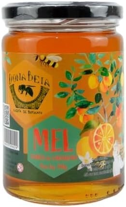 Mel Puro Flores Silvestres e Laranjeira 900g 100% Natural Dona Beia