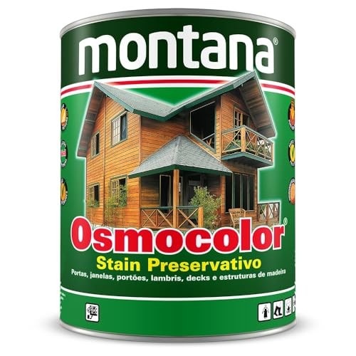 Osmocolor Stain UV-Glass 0,9L Incolor - Proteção e Beleza para Madeiras Externas
