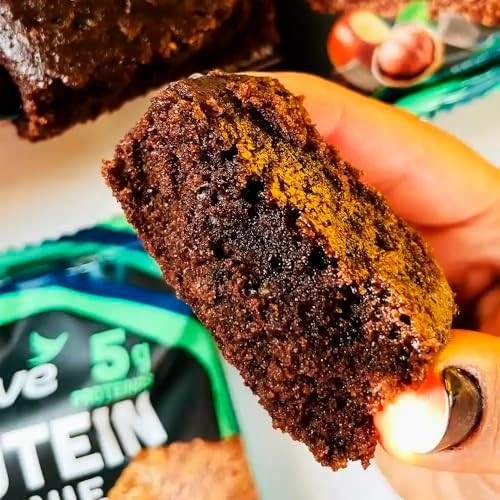 Brownie Proteico Chocolate com Avelã Sem Açúcar Sem Glúten Sem Leite Belive
