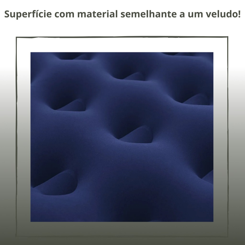 Colchão Casal Inflável + Kit Completo para Dormir Bem