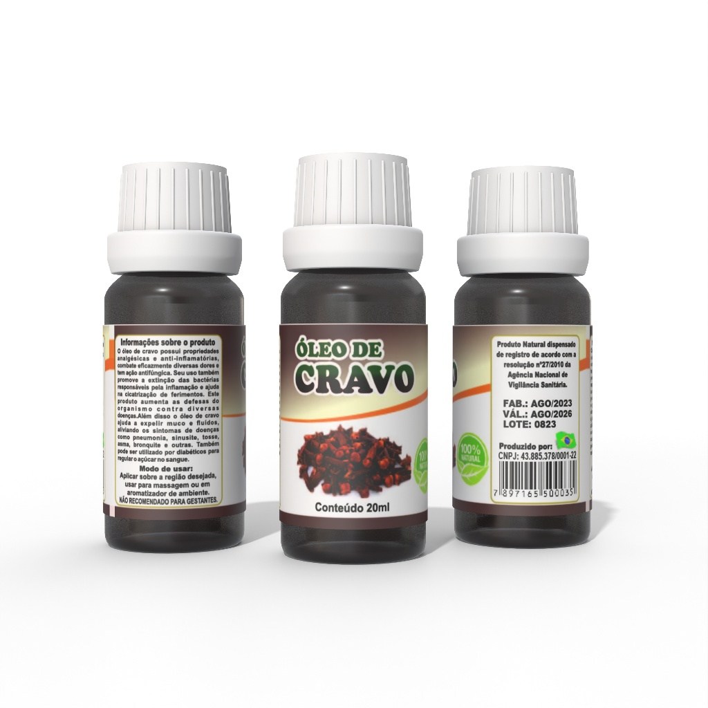 Óleo de Cravo Vegetal 100% Natural: Propriedades e Benefícios