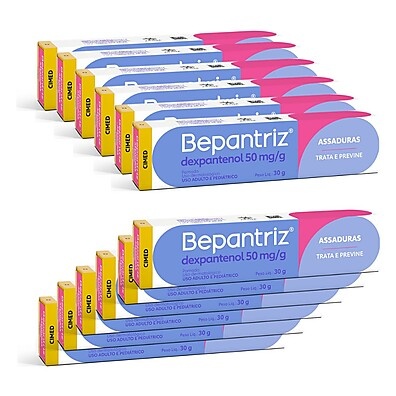 Bepantriz Pomada 30g: Kit com 12 - Proteção Total!