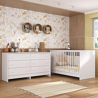 Berço 3 em 1 Multimóveis: Cresce com Seu Bebê!