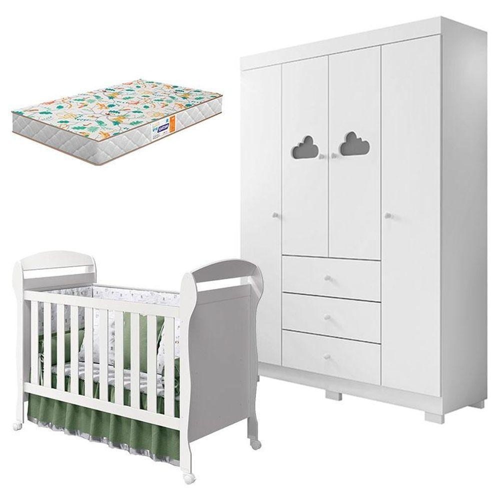 Berço e Guarda-Roupa Infantil: Conforto e Organização