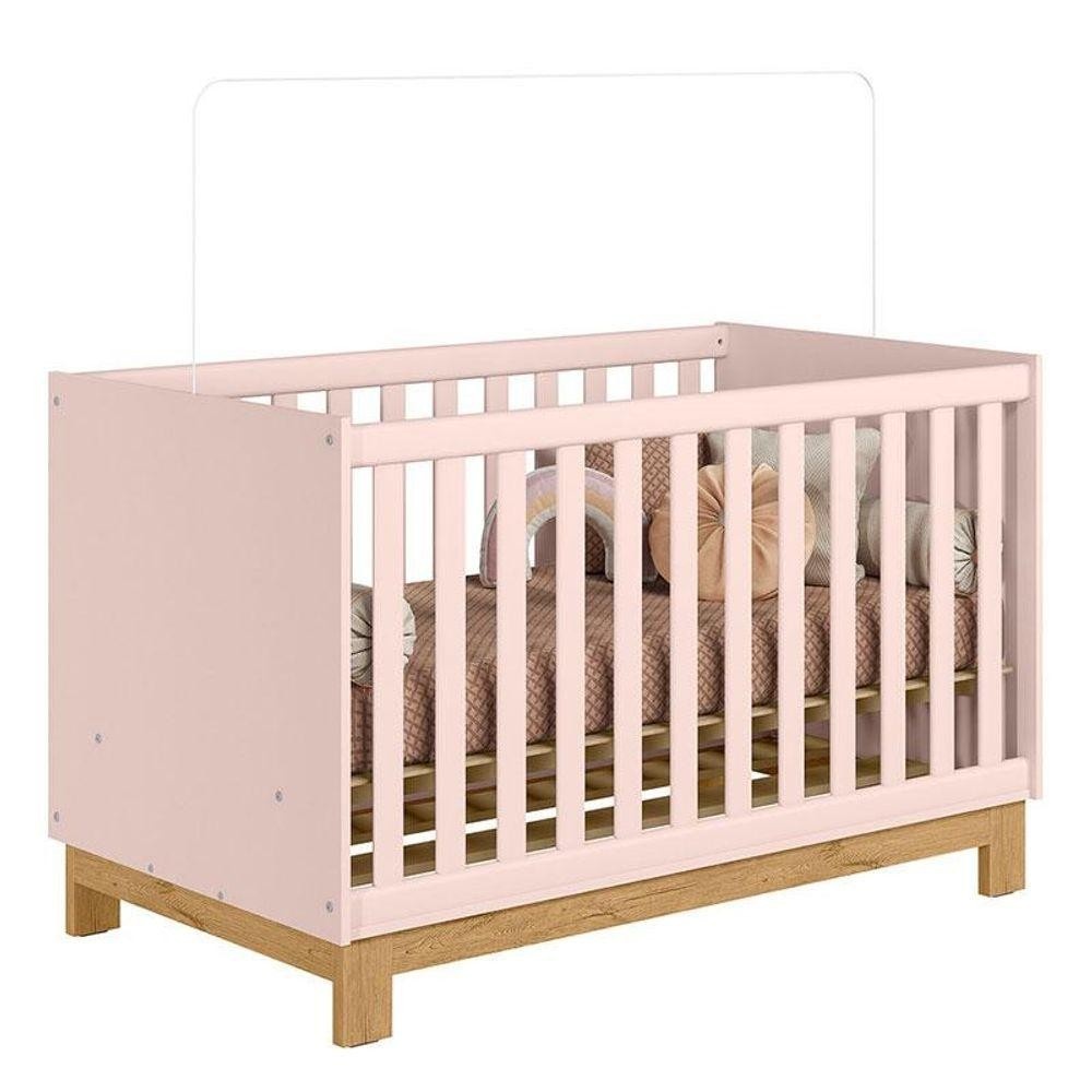 Berço Mini Cama Q Encanto Rosa: Conforto e Praticidade