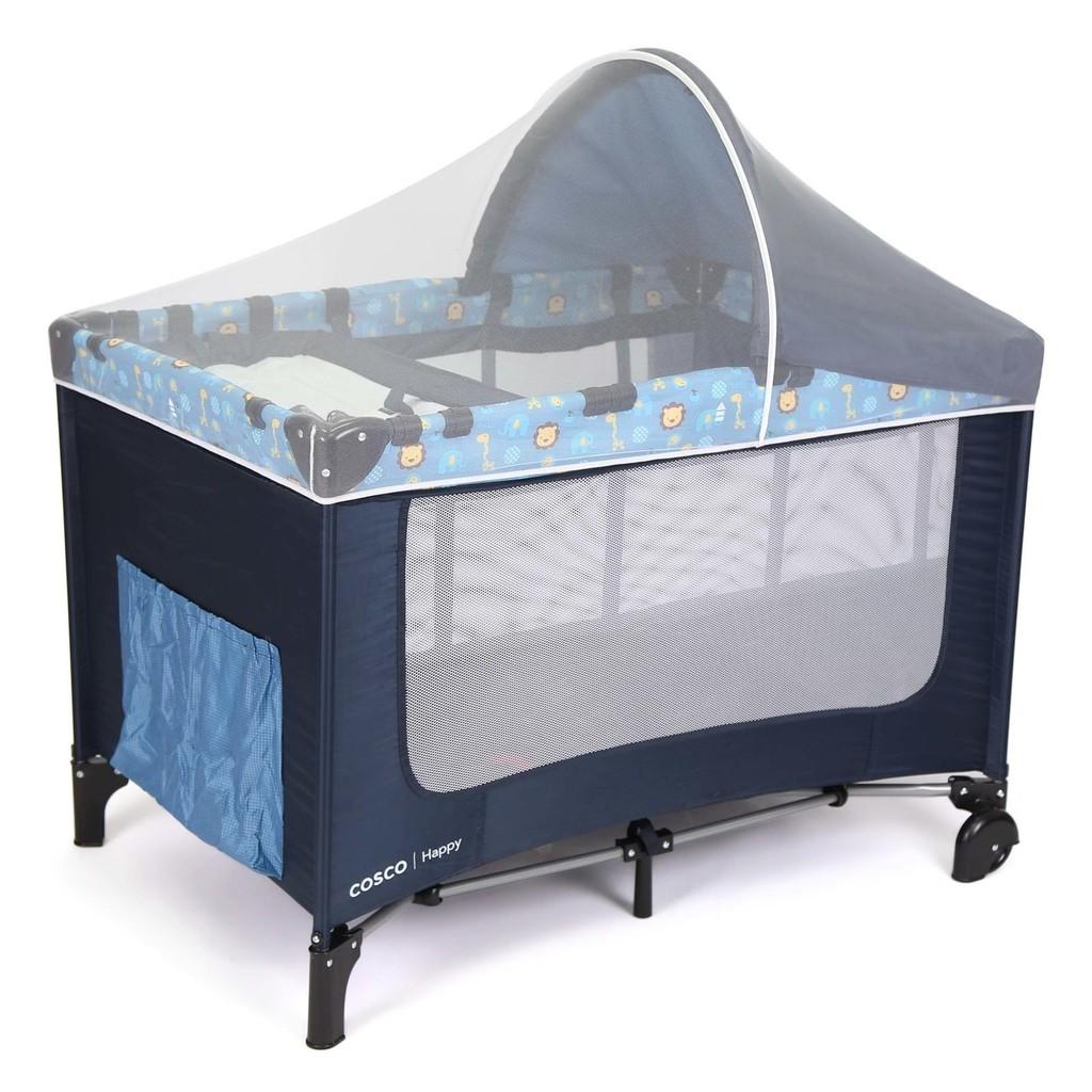 Berço Portátil Happy Azul Cosco Kids: Conforto e Segurança