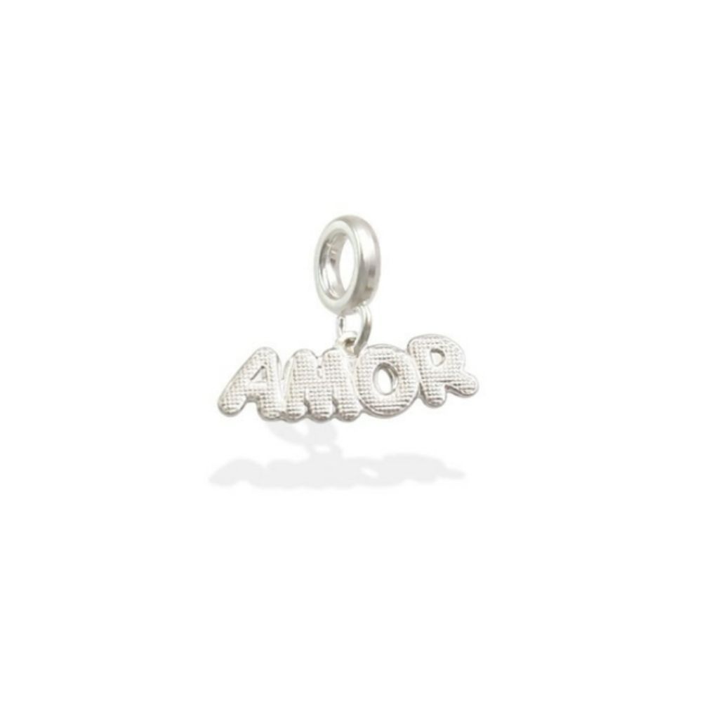 Berloque Amor Reticulado Prata 925: Elegância Única