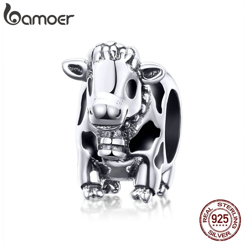 Berloque Vaca Bamoer 925: Charme e Elegância!