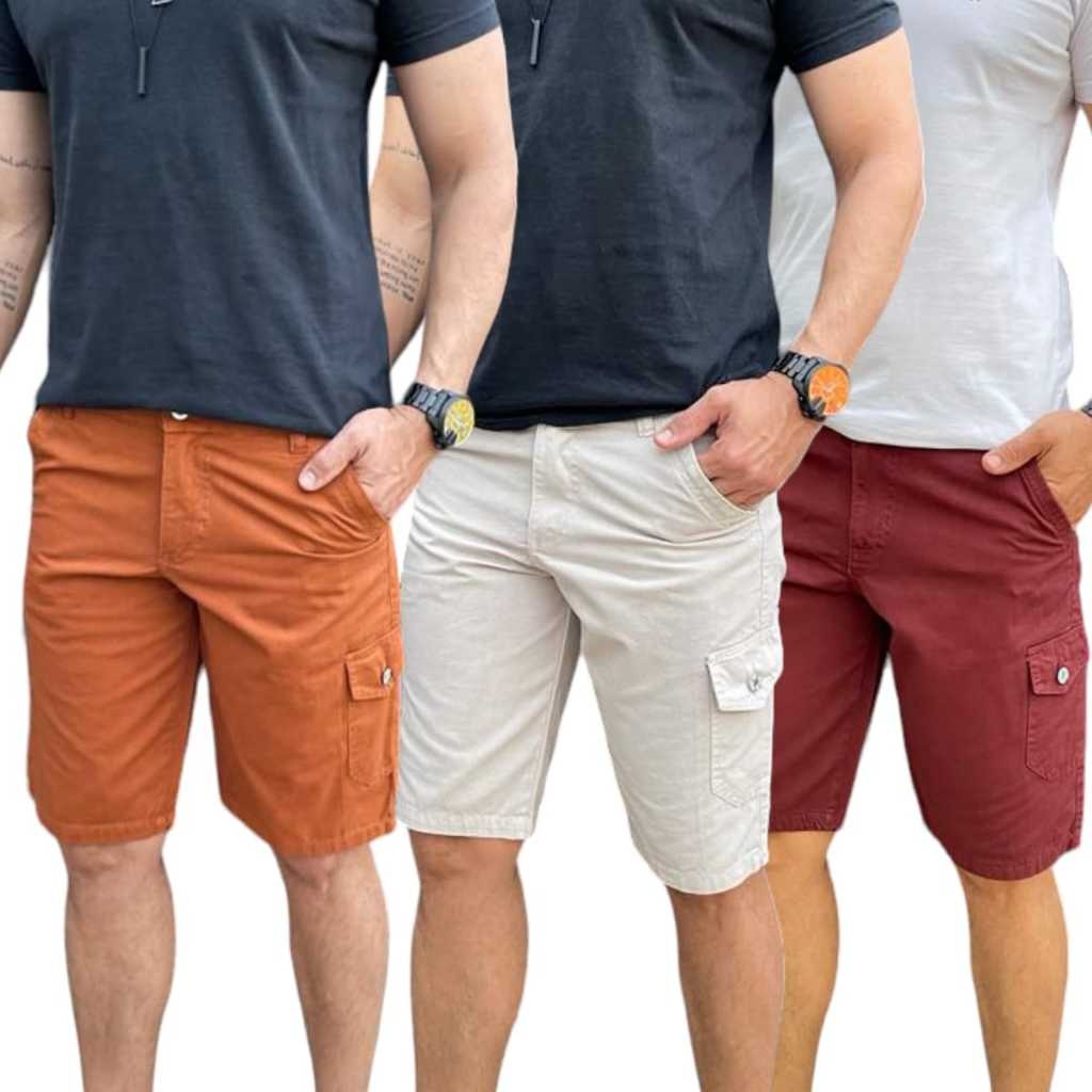 Bermuda Cargo Masculina: Estilo e Conforto!