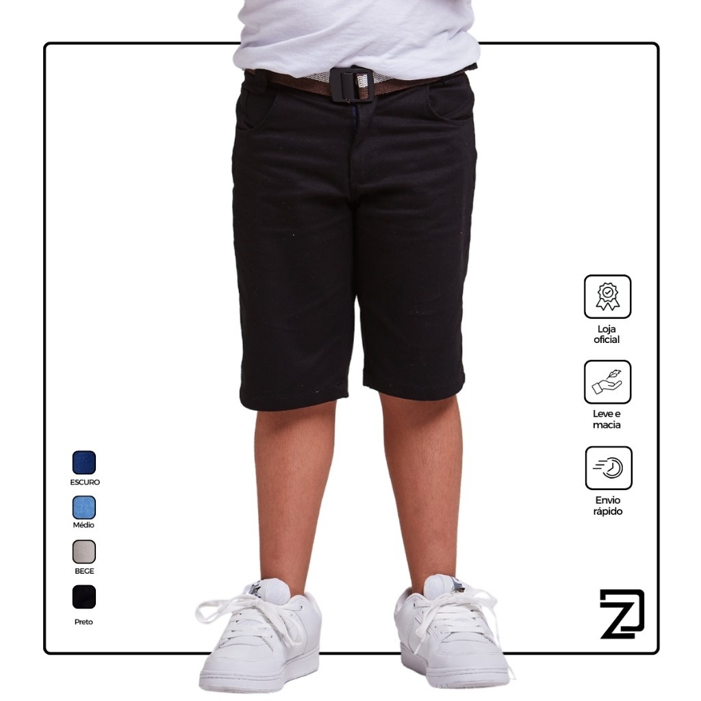 Bermuda Jeans Infantil: Conforto e Estilo!