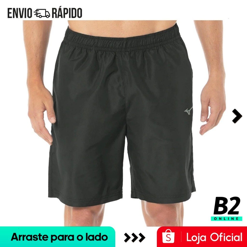 Bermuda Mizuno Big Logo: Conforto e Estilo!