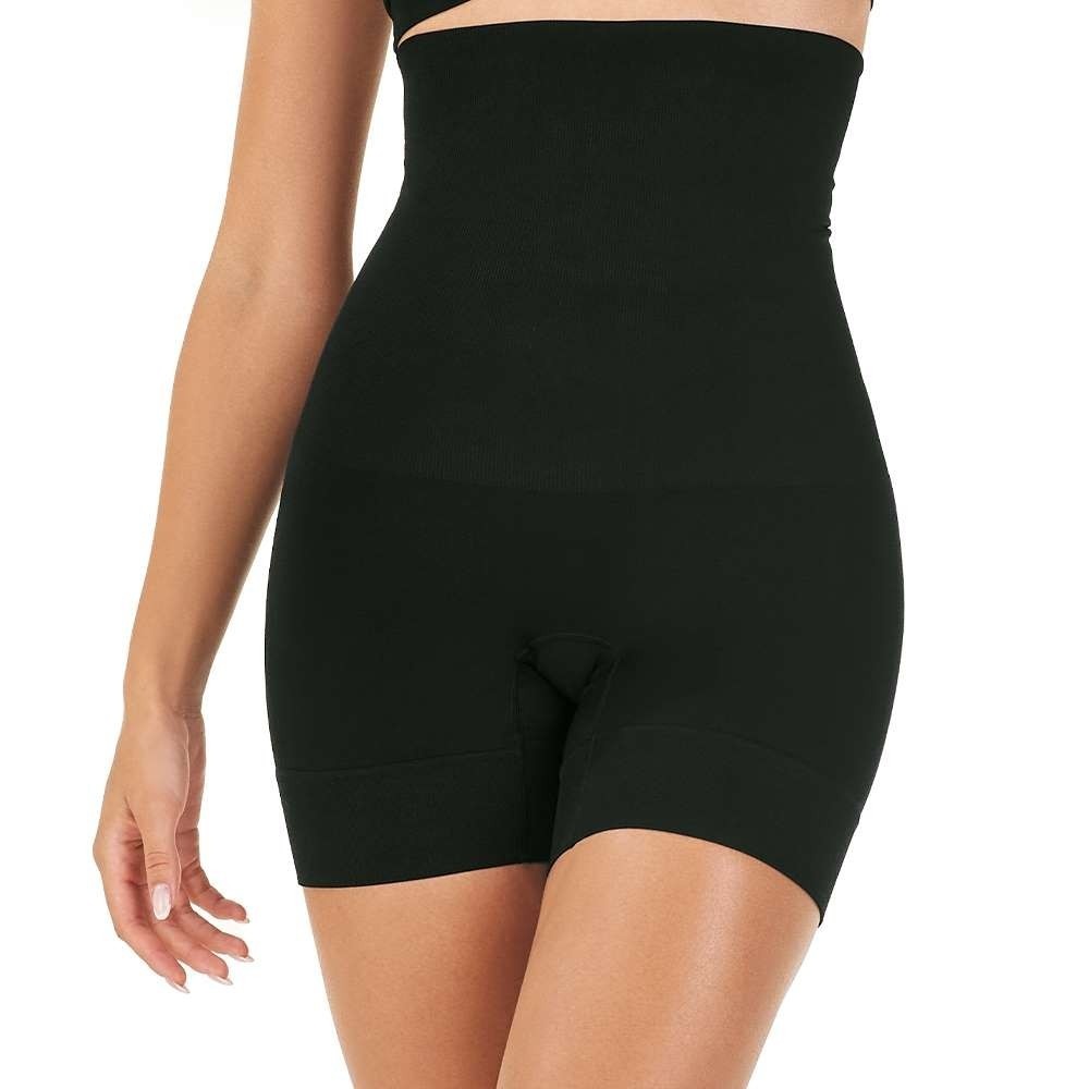 Bermuda Modeladora Alta: Chapa Barriga Sem Costura