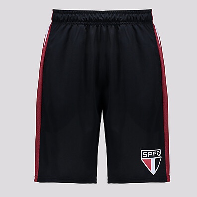 Bermuda São Paulo Fix Preta: Estilo e Conforto