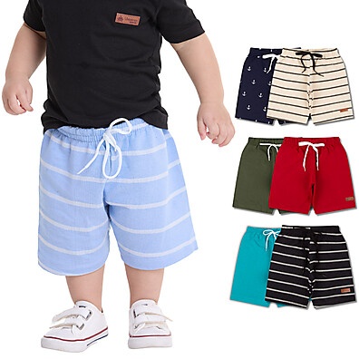 Bermudas Bebê Menino: Kit 5 Peças Conforto e Estilo!