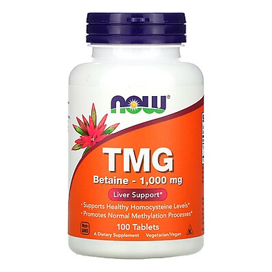 Betaína 1000mg Now Foods: Saúde Metabólica ao Seu Alcance