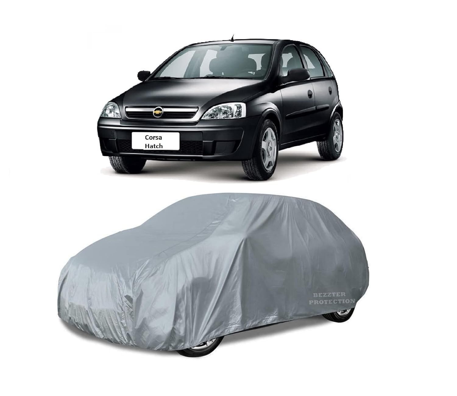 Capa Protetora Bezzter para Corsa Hatch: 100% Impermeável e Proteção Total Contra Sol e Chuva